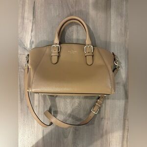 Kate Spade Tan Leather Satchel